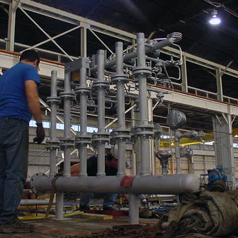 Custom Large Scale Fabrications - Complex Piping & Skid Fabrications